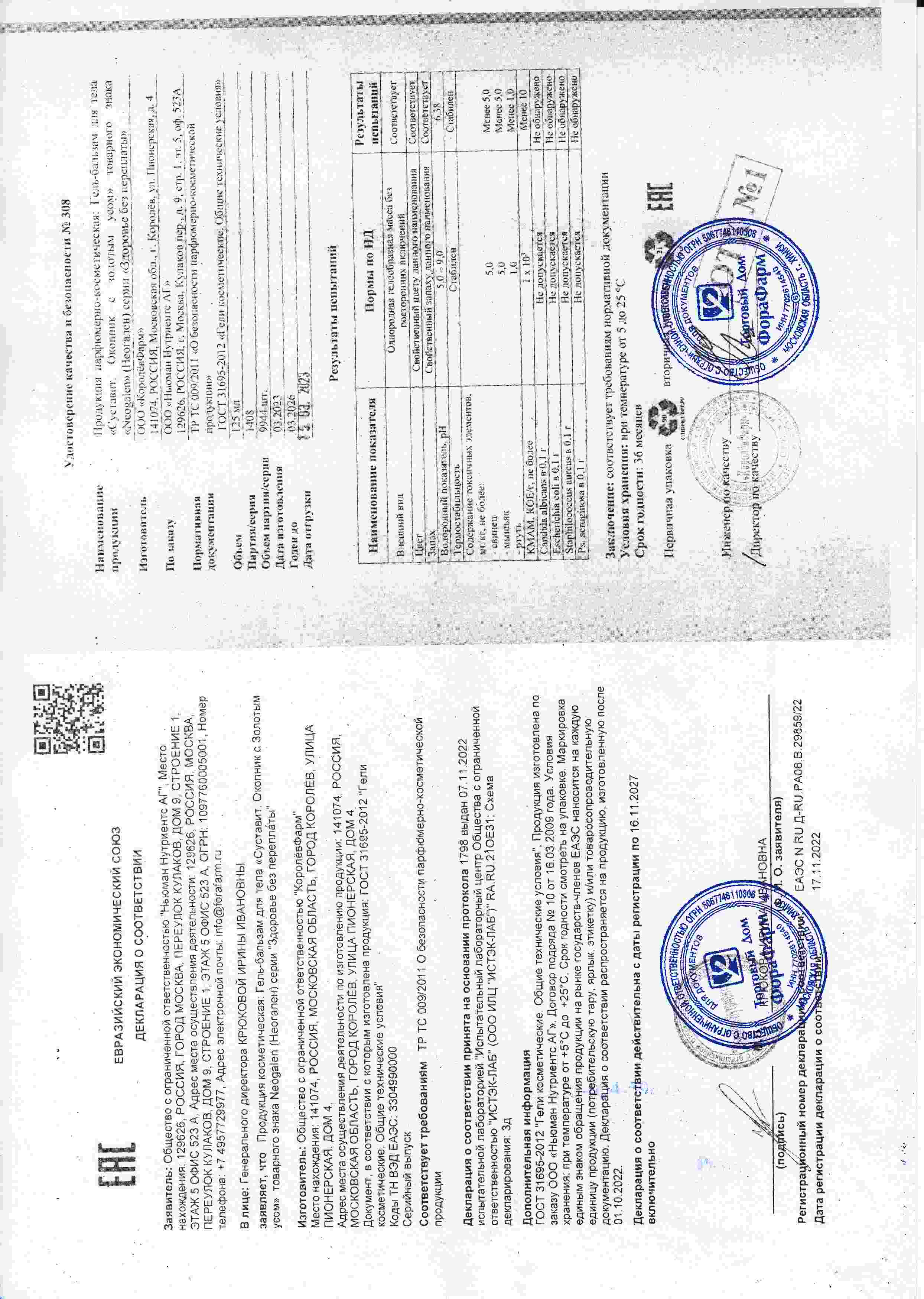 Паспорт №032023
